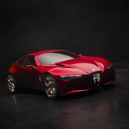 2026 Alfa Romeo Cuorerosso Concept Front View